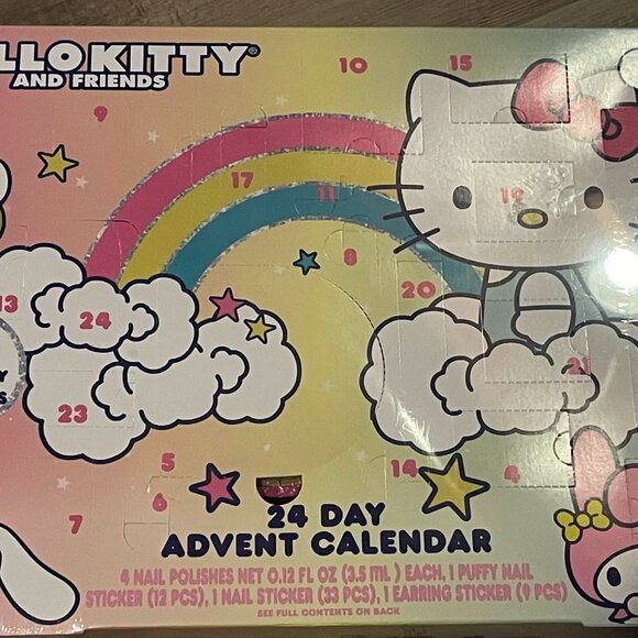 Sanrio Hello Kitty and Friends 24 day advent calender w/boba kit - Picture 3 of 4